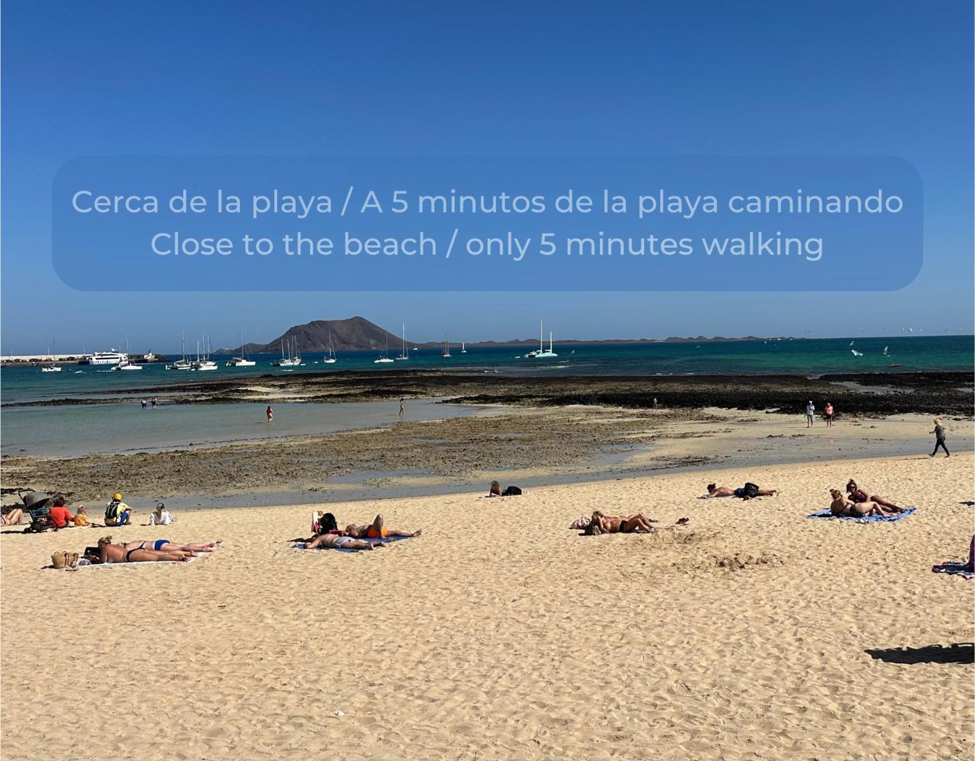 Tutti Frutti Con Piscina, Terraza Soleada Privada, Primera Planta Y Wi-Fi Corralejo Exterior photo