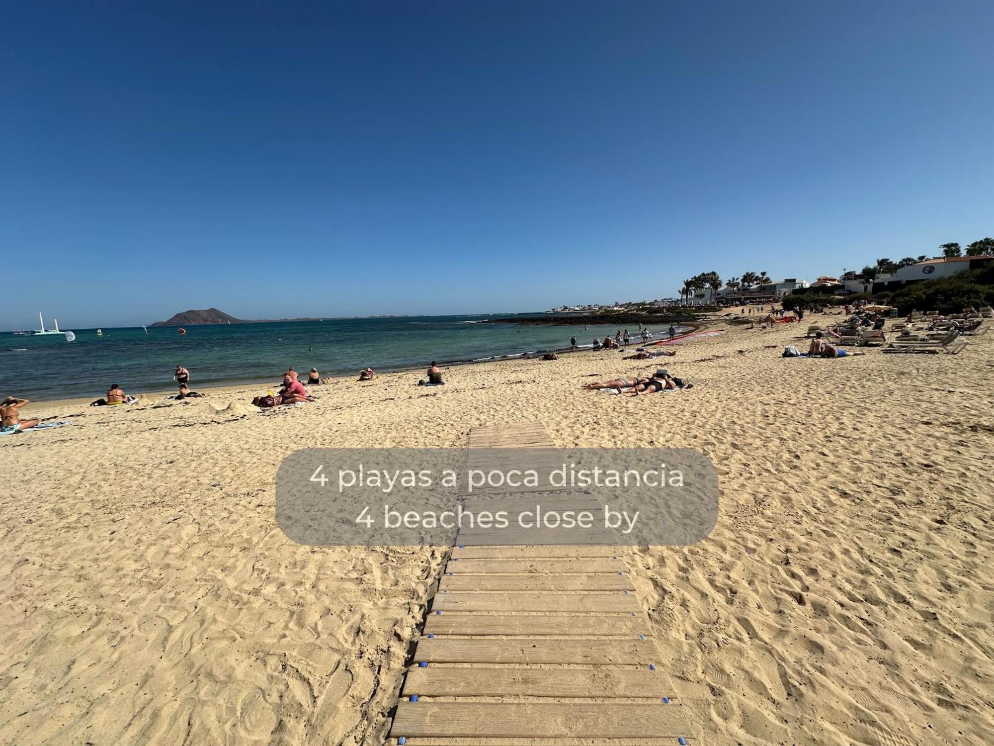 Tutti Frutti Con Piscina, Terraza Soleada Privada, Primera Planta Y Wi-Fi Corralejo Exterior photo